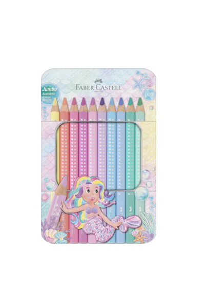 Faber Castell سباركل 10 قطع أقلام تلوين جامبو