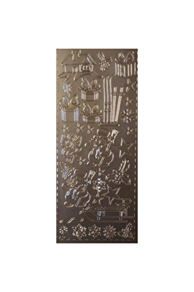 OEM Galeria Hobby autocolant ajurat argintiu 10x23 cm