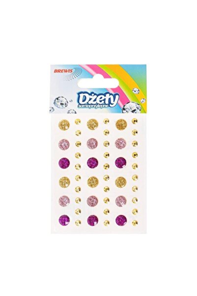 OEM Brewis Dzety autoadezive 60 bucăți. amestec violet-auriu blister