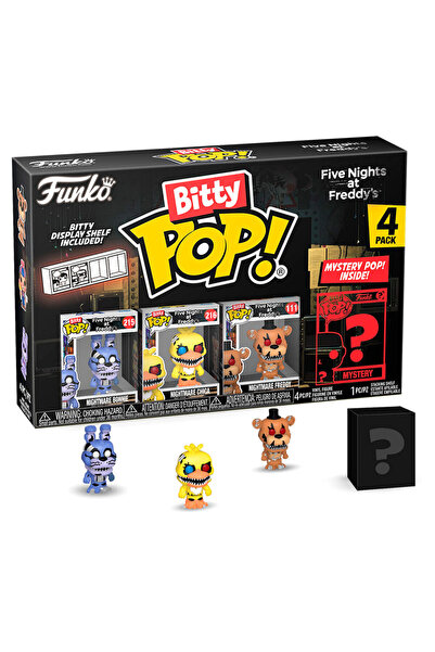 OEM Set 4 minifigurine vinil Freddy Five Nights at Freddy's Bitty POP! 2,5 cm