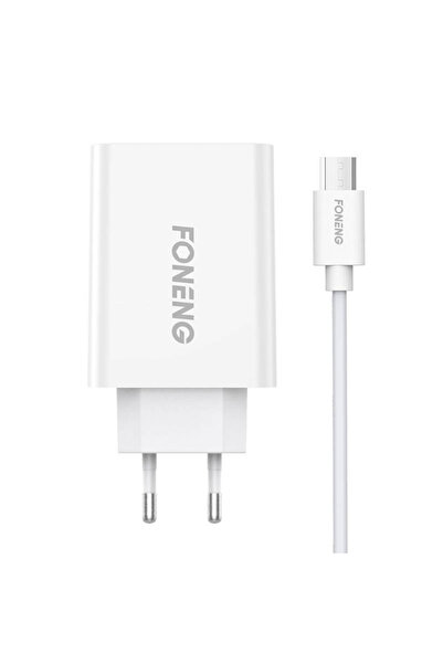 FONENG Încărcător USB EU43 2.1A cu cablu Micro USB