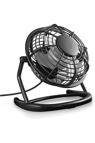 AMRINUGL Ventilator USB, portabil, negru, 10cm
