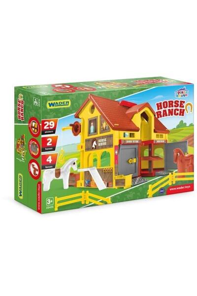 OEM Wader Play House Stadnina Koni set de joacă pentru grădiniță cu accesorii 3+