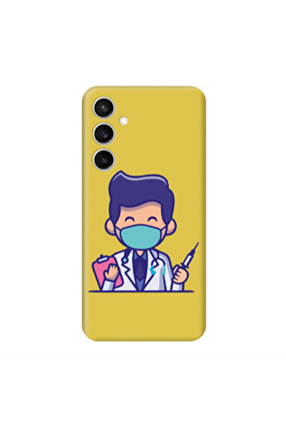 Other Samsung S24 Plus Specialist Doctor Yellow Colored Silicone TPU Θήκη