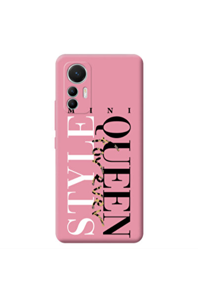 Other Xiaomi Mi 12 Lite Mini Quen Forever Pink Colored Silicone TPU Θήκη