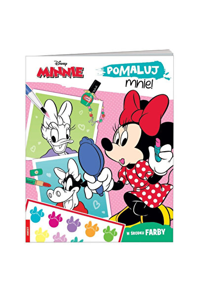 AMEET Carte de colorat Disney Minnie, acuarele cu apa, paleta de culori inclu...