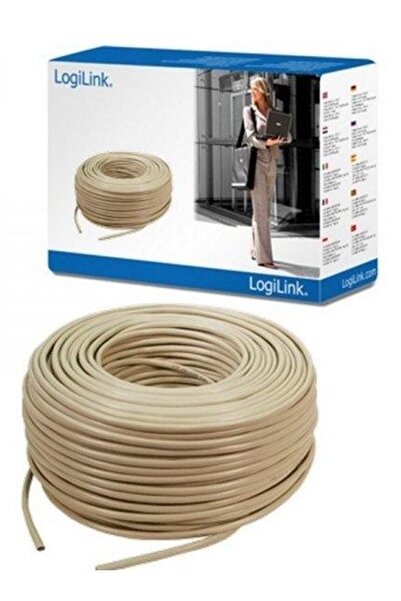 LogiLink CPV0014 Καλώδιο UTP CAT5e 100 μ. Γκρι
