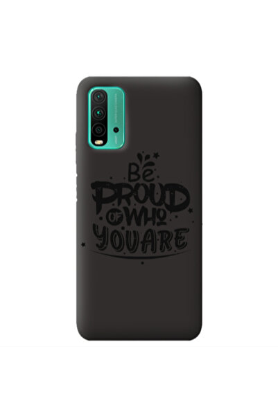 Other Xiaomi Poco M3 Be proud of who you are Black Colored Silicone TPU Θήκη