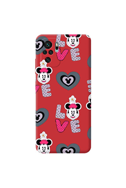 Other Xiaomi Redmi Note 10S Minnie Red Colored Silicone TPU Θήκη