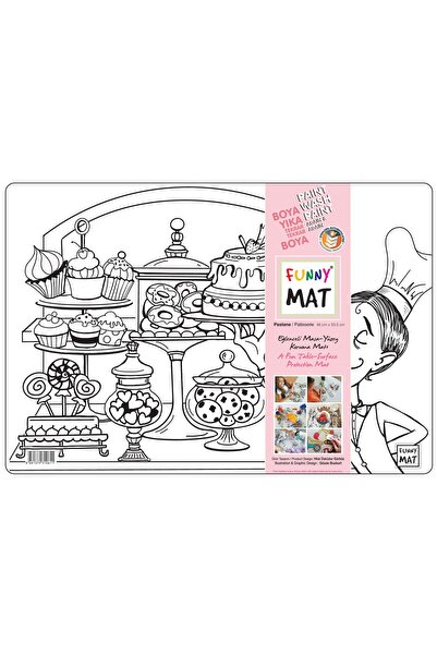 Strigo Plansa Funny Mat - PATISSERİE, 48x33.5 cm