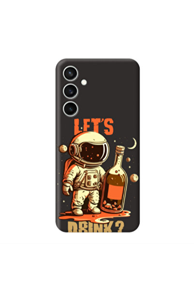 Other Samsung S24 Plus Lets drink Black Colored Silicone TPU Θήκη