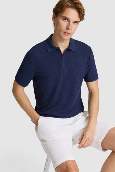 U.S. Polo Assn. Erkek Lacivert Regular Fit Polo Yaka Tişört 50324868-VR033