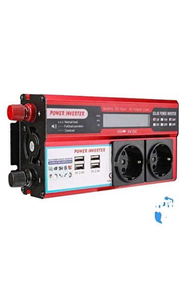 OEM Invertor auto 4000W 4 USB afișaj LED compact