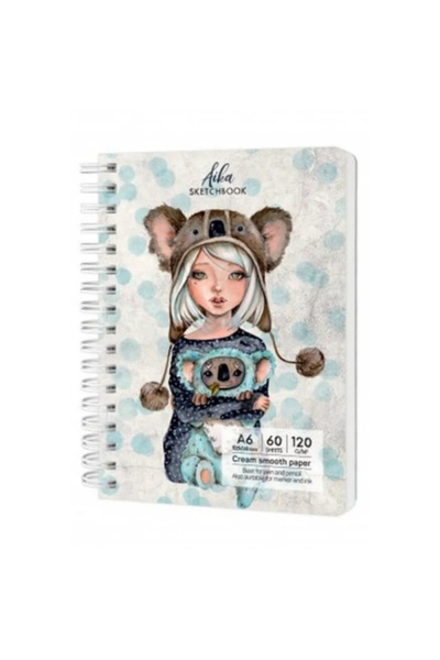 MC Micostore Blocnotes A5 , 60 file, 120g, velin, cu spira, 14.8x21cm, aika 9...
