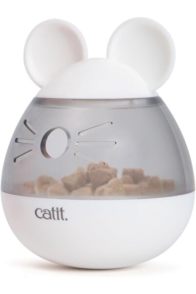 Catit PIXI Treat Dispenser, Interactive Treat Dispensing Cat Toy, Mouse