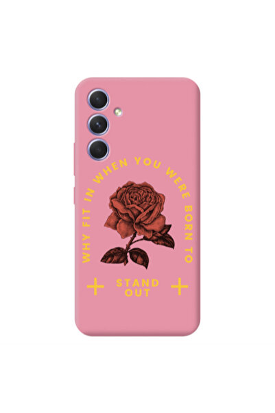 Other Samsung A54 Stand out Pink Colored Silicone TPU Θήκη