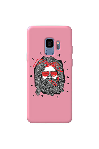 Other Samsung S9 Plus Cool glasses Pink Colored Silicone TPU Θήκη