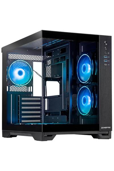 Chieftech Chieftec VISIO GM-30B-TG-OP Θήκη Υπολογιστή με Διπλό Περίβλημα και ...