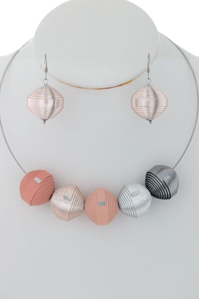 HAIArt Set Colier + Cercei Leatherbonbon (305)