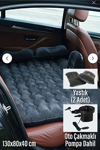 ONDER 002 Araç İçi Şişme Yatak 130x80x40 cm Çakmaklık Çok Amaçlı