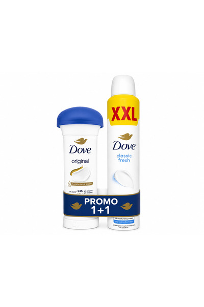 Dove Pachet 1+1 – Deodorant Antiperspirant Stick Original 50 ml + Deodorant A...