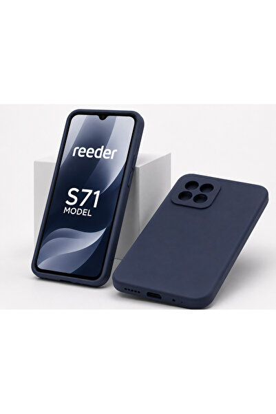 Reeder S71 Uyumlu Soft Silikon Telefon Kılıfı Mat Darbe Emici Kamera Korumalı