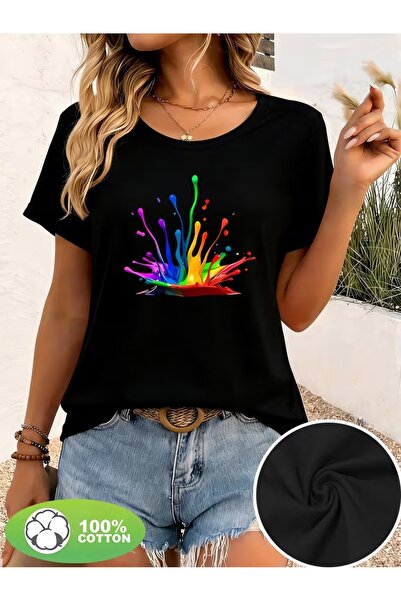 PAVRO Unisex Comfortable Fit Tshrit Mixed Printed Tshirt