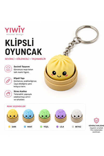 yiwiy Mantı Figür Anahtarlık
