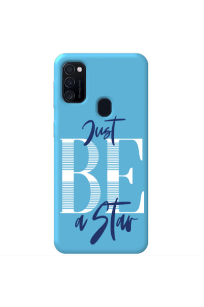 Other Samsung M21 Just Be a Star Blue Colored Silicone TPU Θήκη