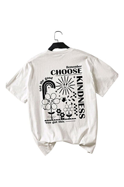 OEM Tricou casual, dama, alb, cu mesaj, M