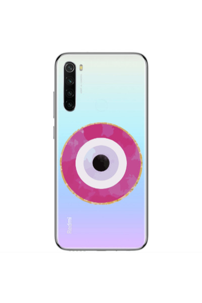 Other Xiaomi Redmi Note 8 Evil eye bead 2 Transparent Silicone TPU Θήκη