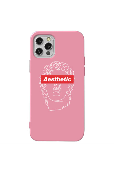 Other Apple iPhone 13 Pro Aesthetic Pink Colored Silicone TPU Θήκη