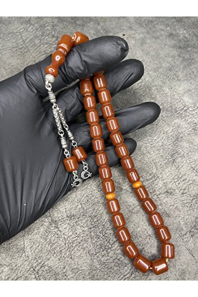 Mos Tespih Capsule High Level Moire Squeeze Amber Prayer Beads