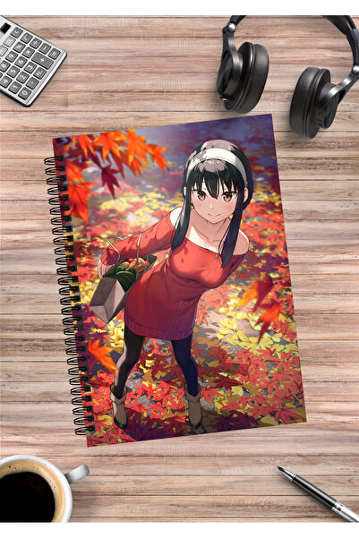 mertfigur Spy X Family Anya Yor Loid Forger Anime Spiral Notebook A5 (50 Sheets)
