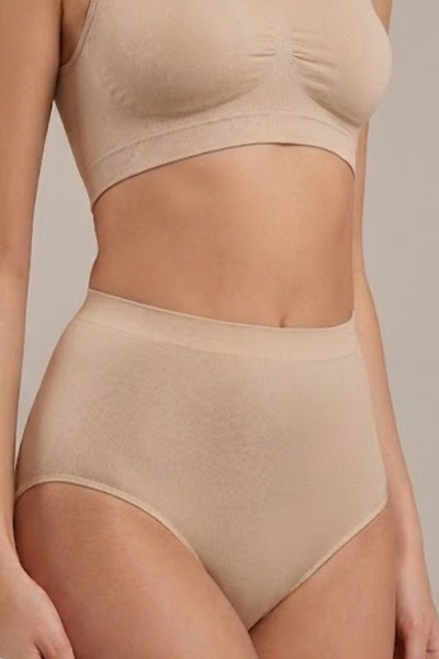 Sabase Women's Tummy Control High Waist Slip - Seamless Shapewear Underwear