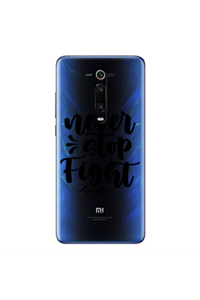 Other Xiaomi Mi 9T Never stop fight Transparent Silicone TPU Θήκη