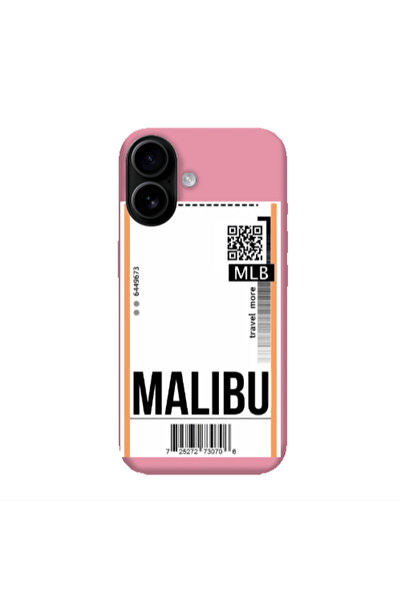Other Apple Iphone 16 plus Malibu Travel More Pink Colored Silicone TPU Θήκη
