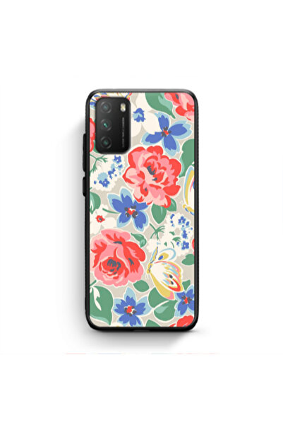 Other Xiaomi Poco M3 Lady roses Black Glossy Θήκη