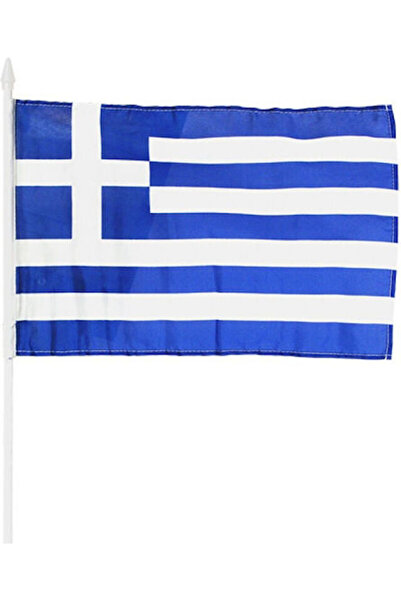 OEM Σημαία της Ελλάδας από Πολυεστέρα με Κοντάρι 45x32εκ. 1 τεμάχιο