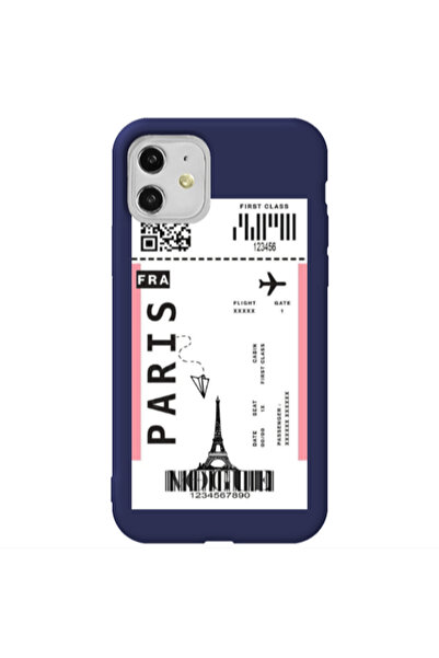 Other Apple iPhone 11 Paris FRA Dark blue Colored Silicone TPU Θήκη