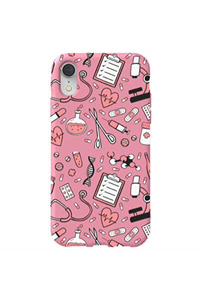 Other Apple iPhone Xr Laboratory Pink Colored Silicone TPU Θήκη