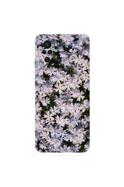 Other Xiaomi Redmi Note 10S Flowers white Transparent Silicone TPU Θήκη
