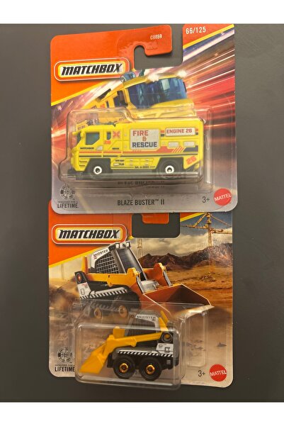 HOT WHEELS MATCHBOX BLAZE BUSTER 2 [itfaiye] hediye skidster (kepçe)