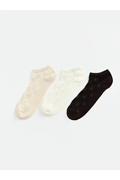 LC Waikiki I Embroidered Women's Booties Socks 3-Piece Set from Freezen Store