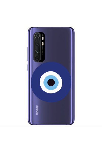 Other Xiaomi Mi Note 10 Lite Evil eye bead Transparent Silicone TPU Θήκη