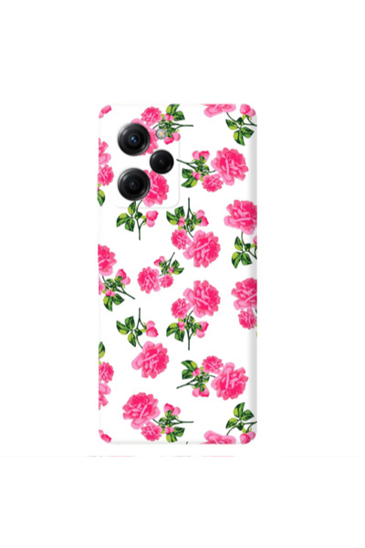 Other Xiaomi Poco X5 Pro Roses White Transparent Silicone TPU Θήκη