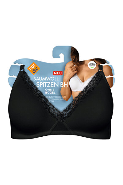 NUR DIE Bügelloser BH Soft Cup mit Spitze