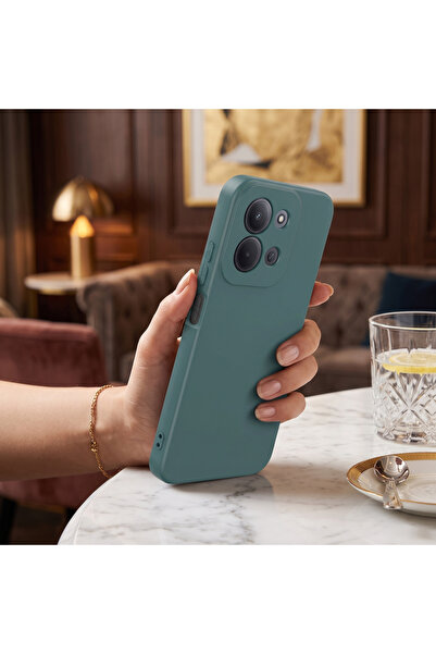 Hatreds Redmi 15C Uyumlu İçi Kadife Lansman Silikon Kılıf Kamera Korumalı Dar...
