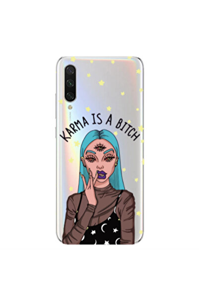 Other Xiaomi Mi 9 Lite Karma is a bitch Transparent Silicone TPU Θήκη