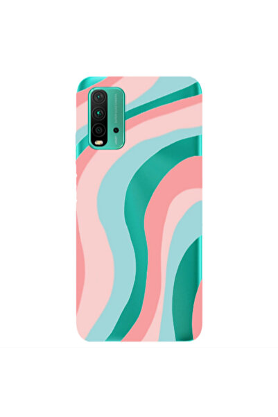Other Xiaomi Redmi 9T Colored lines Transparent Silicone TPU Θήκη